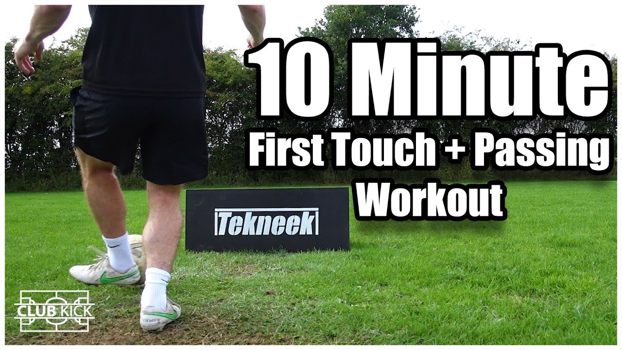 Master Your First Touch in 10 Minutes! | 10 Minute First Touch & Passing Workout for Footballers