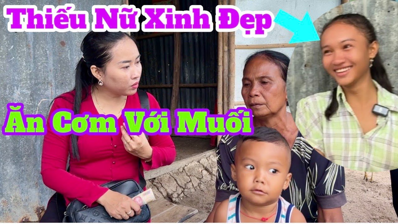 Bà Cháu Thiếu Nữ Xinh Đẹp Thường Xuyên Ăn Cơm Với Muối Với Câu Chuyện Đắng Lòng| PHƯƠNG THÚY TV#665