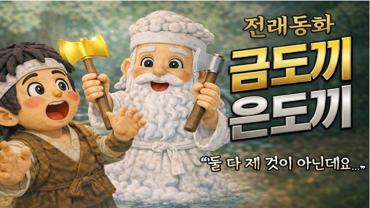 금도끼 은도끼 🪓｜욕심내지 말고 정직하게 살아요｜전래동화