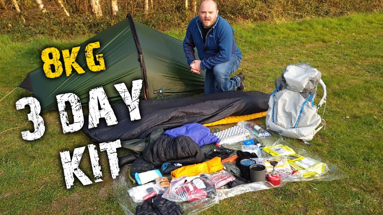 Backpacking gear | What goes in my Osprey Levity 45 backpack for a 3 day camping trip ?