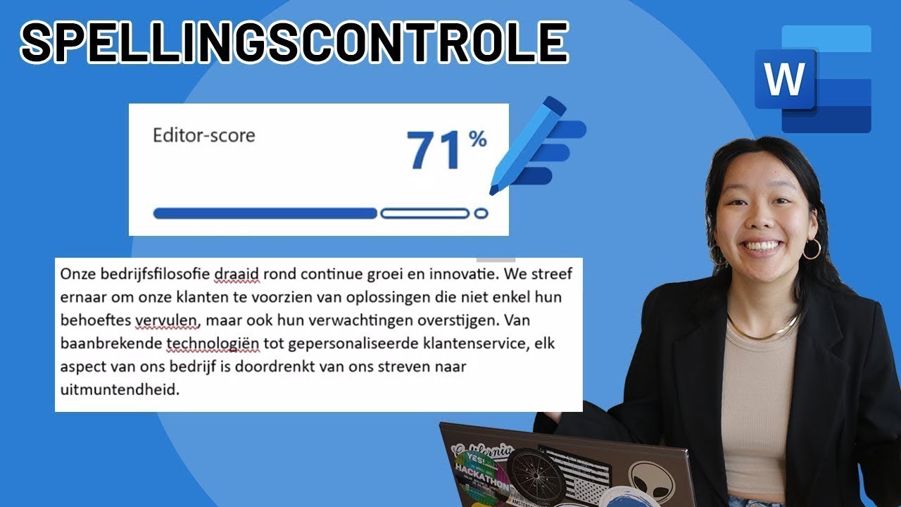 Spelling en grammatica controleren in Word