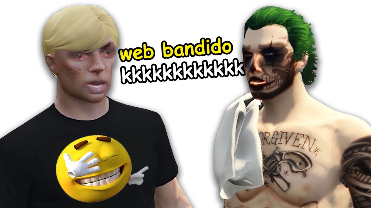 IRRITANDO os WEB BANDIDO no GTA RP