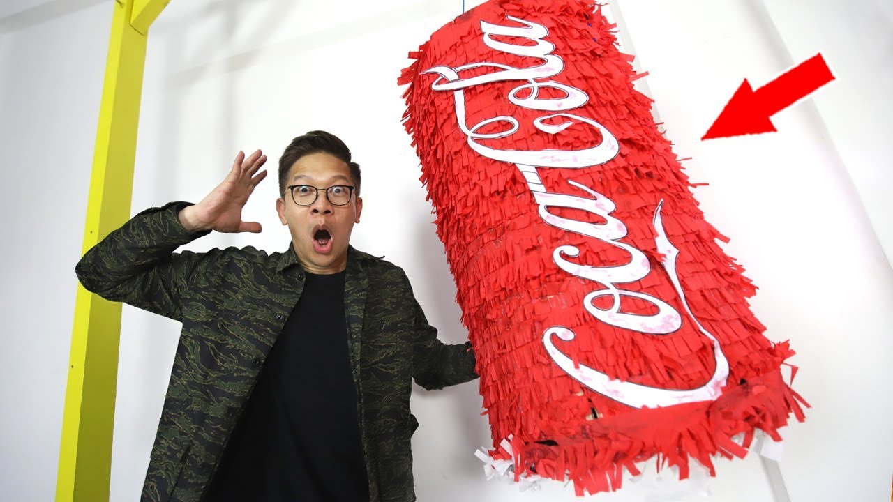 MAKE A COCA-COLA PINATA!! ALVIAND'S FIRST TIME PRANK!!