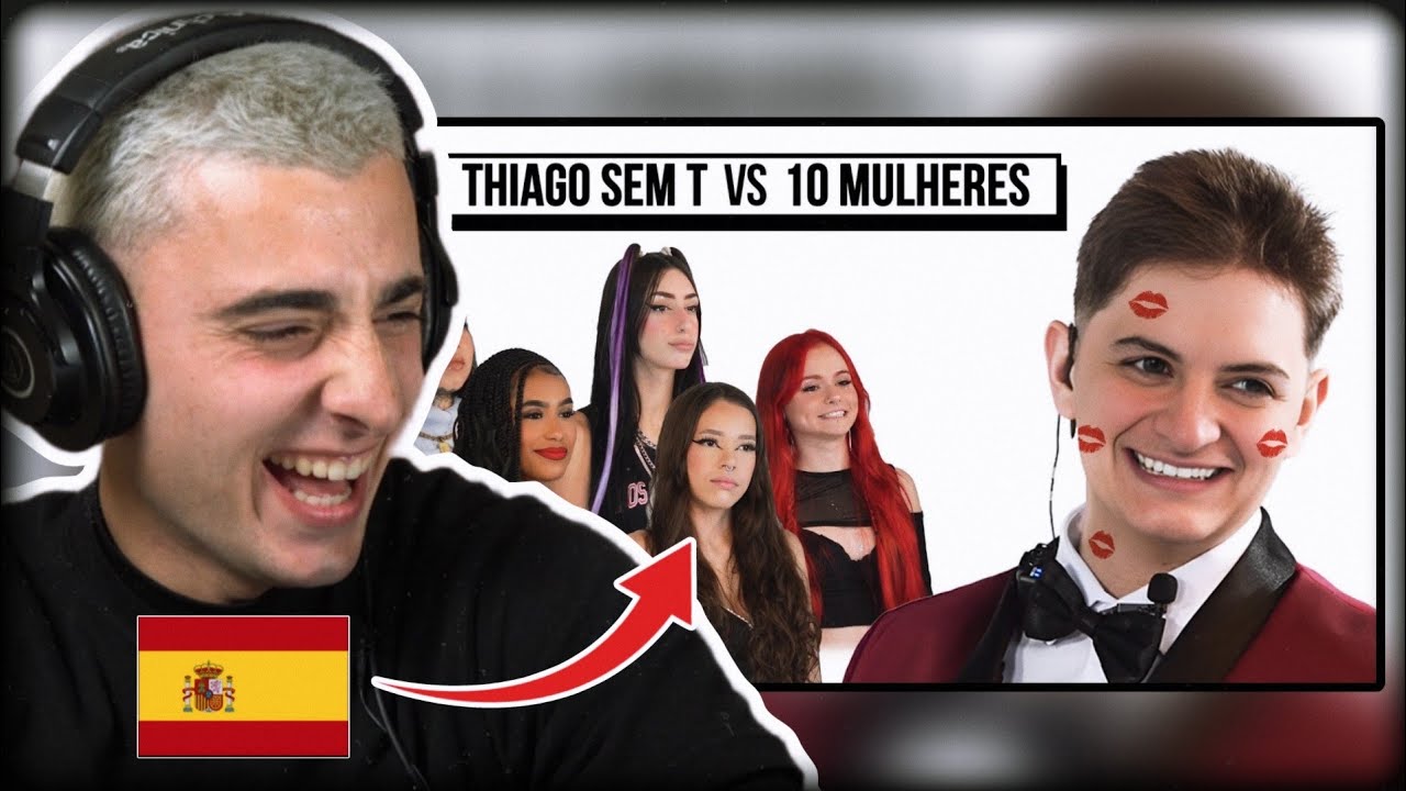 ESPANHOL REAGE A 10 MULHERES vs THIAGO SEM T (@noodtvoficial)