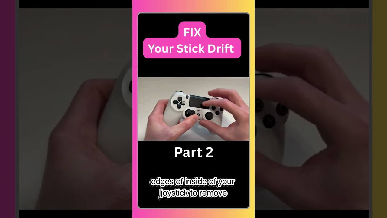 Easy Stick Drift Fix on DualShock 4 Controller 