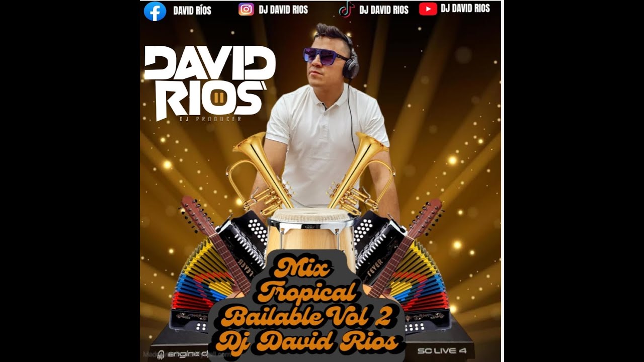 Mix Tropical Bailable Vol.2 Dj David Rios  #santocachon #sabanales#diciembre #desdeseptiembre