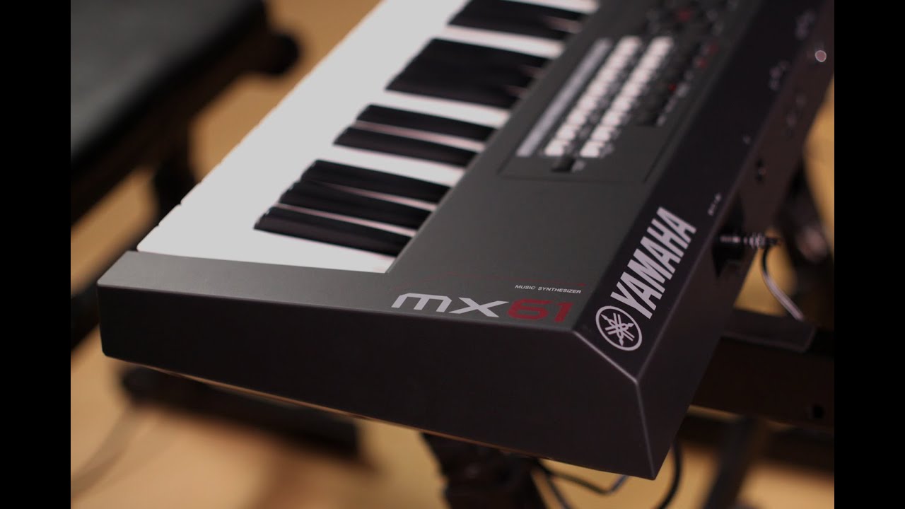 Демонстрация музыкального синтезатора Yamaha MX61 с интеграцией Cubase