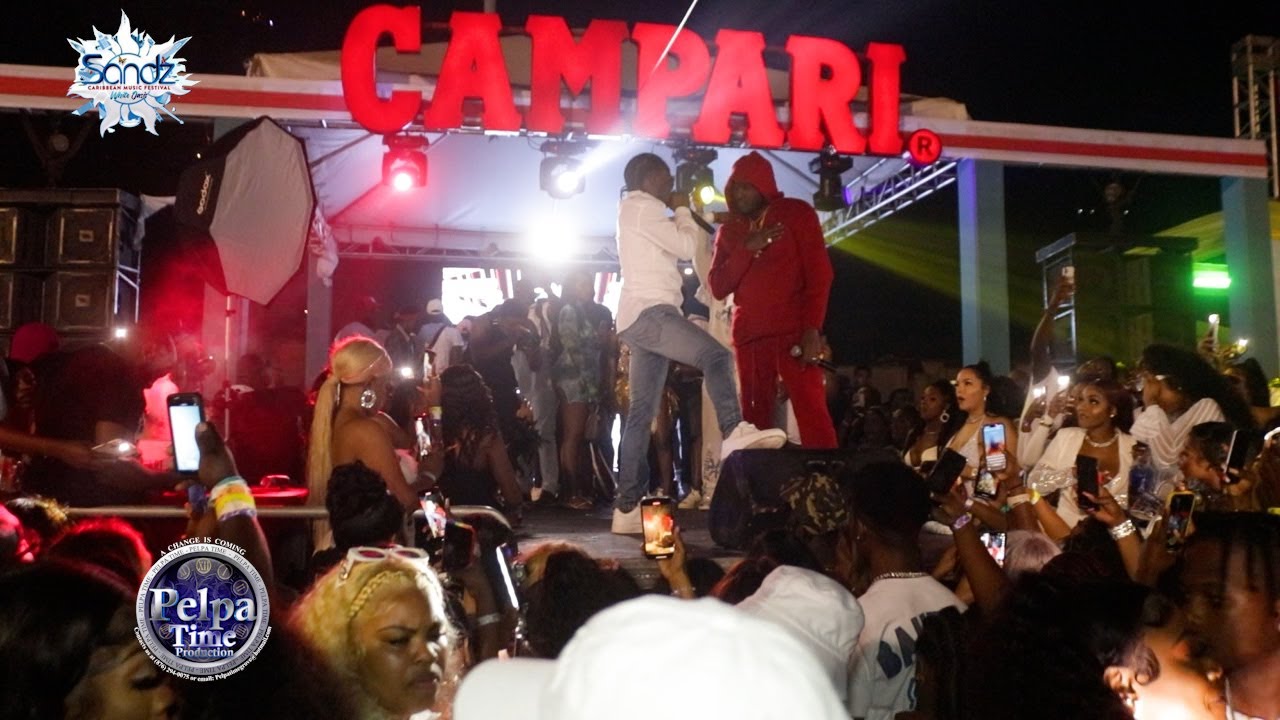 Aidonia was grieving his son and look what happen /Jahshii surprised the crowd AT SANDZ