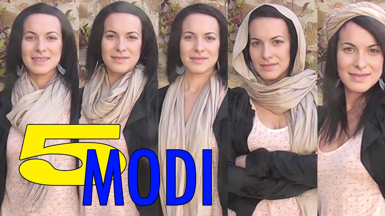 5 Modi per Indossare una Pashmina - ElenaTee