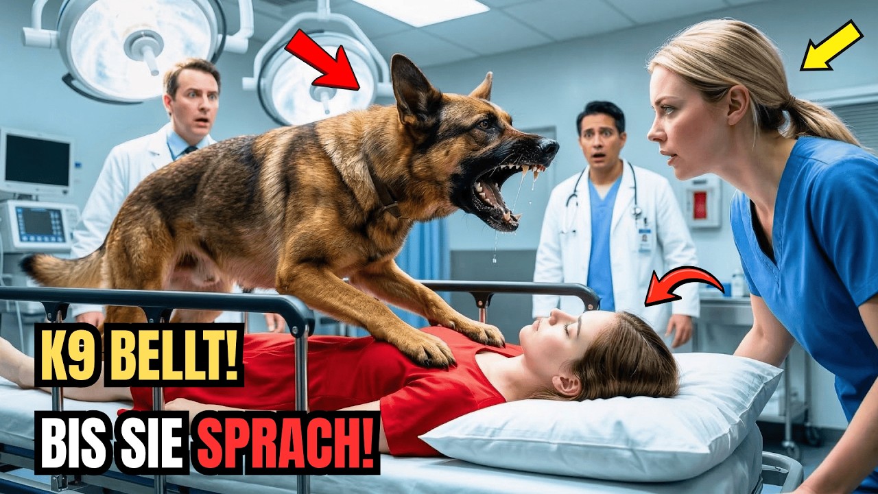 Der K9-Hund ließ niemanden die Tochter des Generals berühren – bis die Krankenschwester Code sagte.