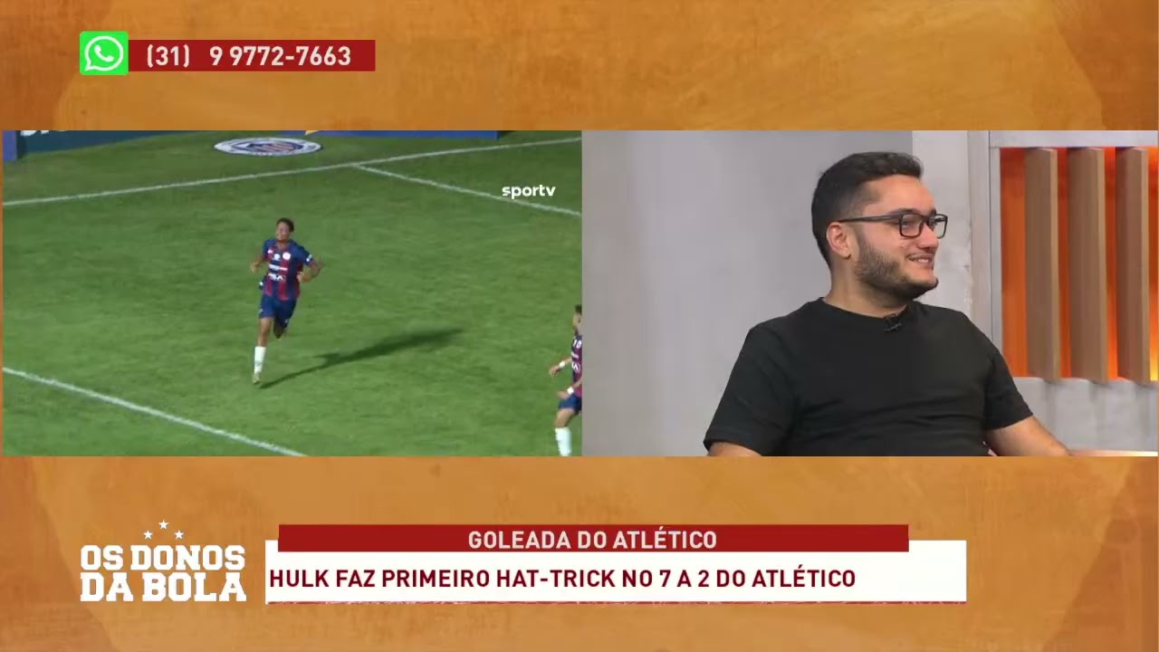 HULK FAZ SEU PRIMEIRO HAT-TRICK COM O ATLÉTICO