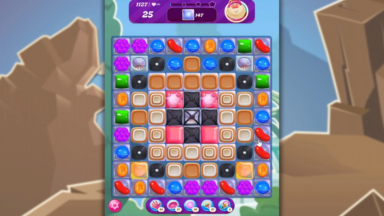 Candy Crush Saga LEVEL 1127 NO BOOSTERS (new version)🐟☑️