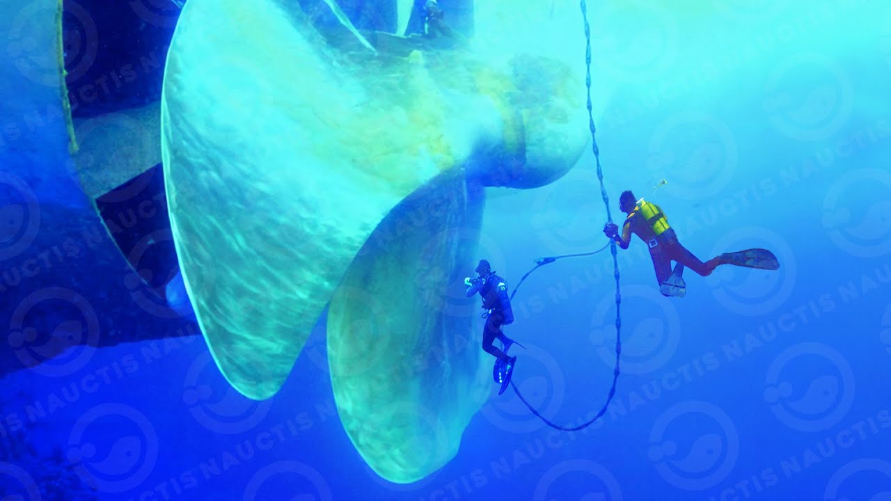 ВНУТРИ Самые страшные подводные работы по очистке корпуса и гребных винтов