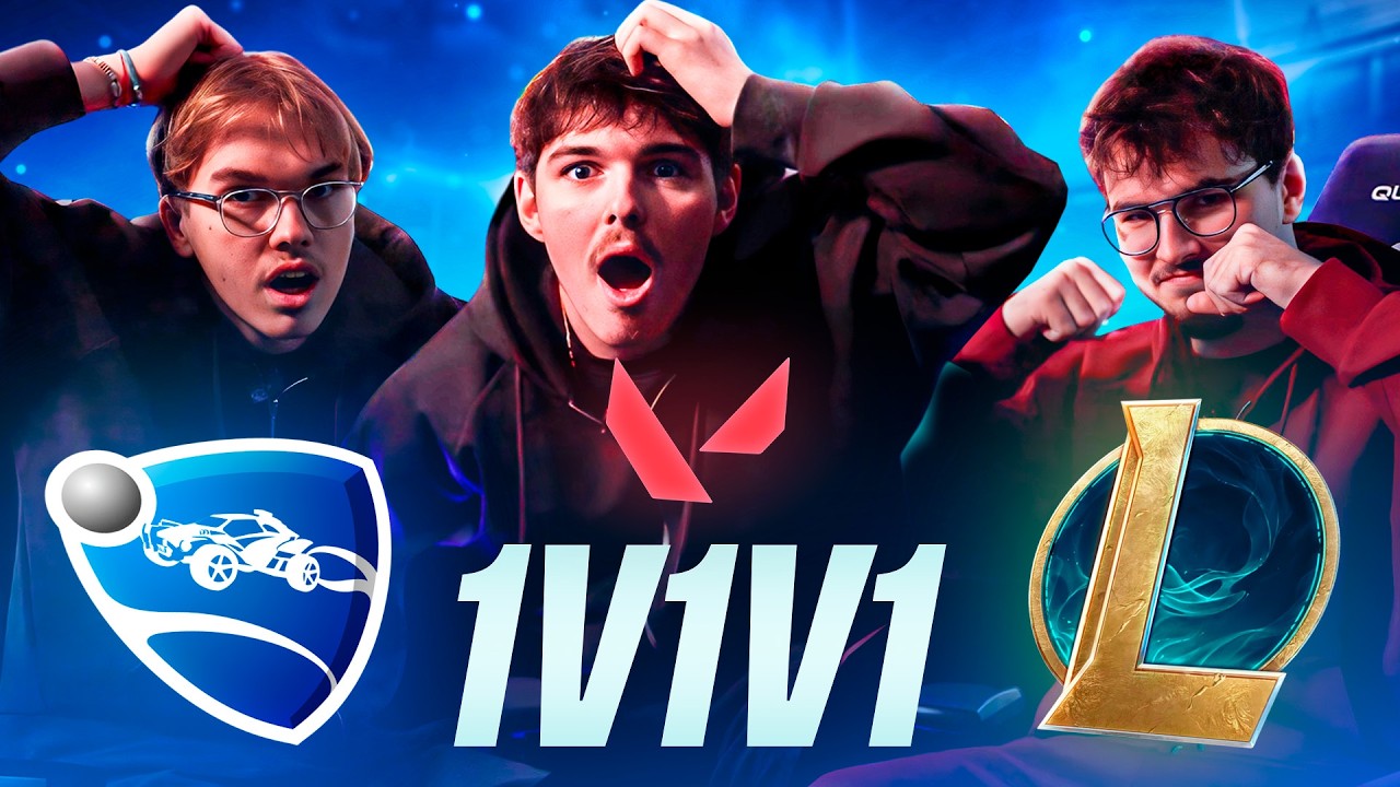 JUICY, VATIRA et ATOW s'affrontent sur TOUS les jeux de la Karmine ! (1v1 Battle Royale)