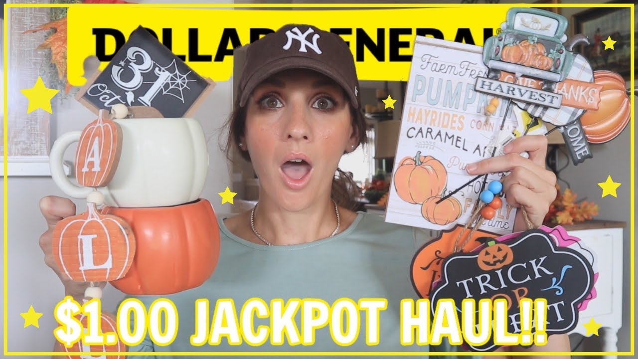 THE BEST *DOLLAR GENERAL* FINDS | Fall & Halloween Jackpots for $1.00!! (Cozy Long Video)