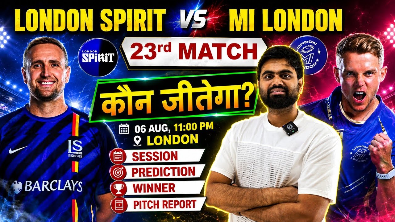 London spirit vs mi london the hundred 23rd match prediction lns vs mil today match prediction