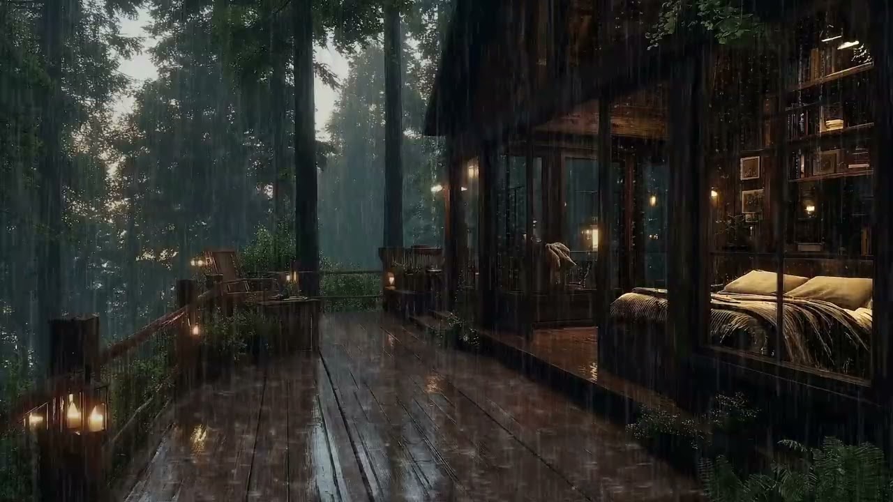 Gentle Forest Rain for Sleep | Unwind, Relax and Enjoy Deep Peaceful Rest Tonight