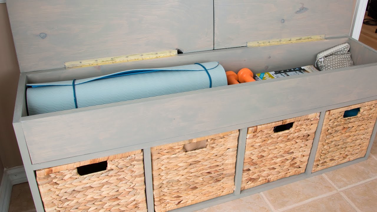 DIY Storage Bench