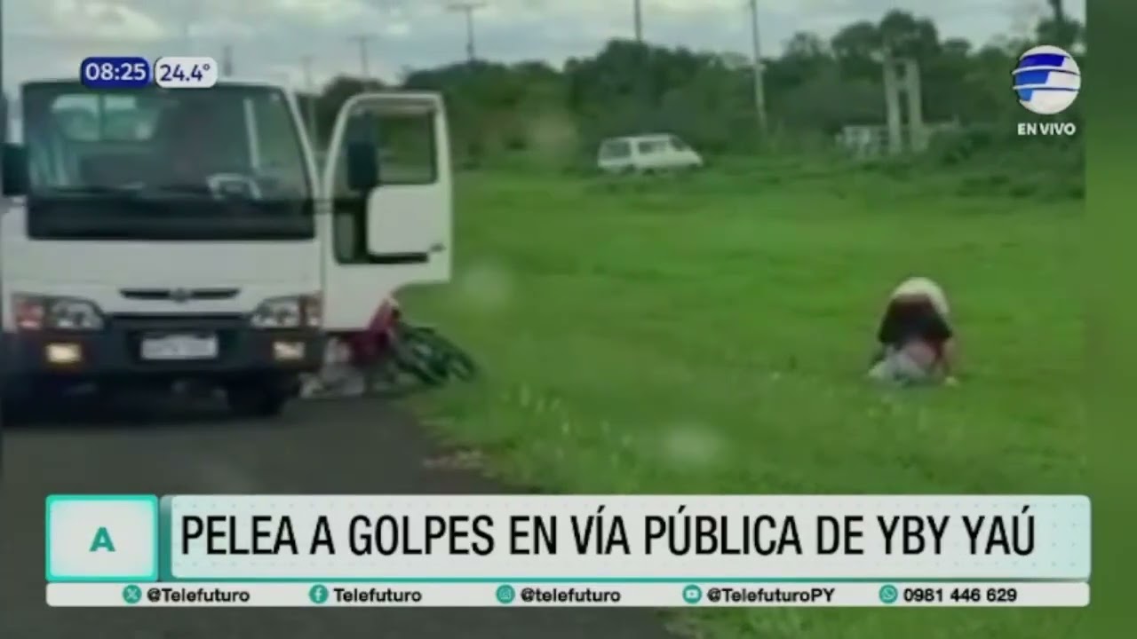 Pelea a golpes en plena vía pública de Yby Yaú