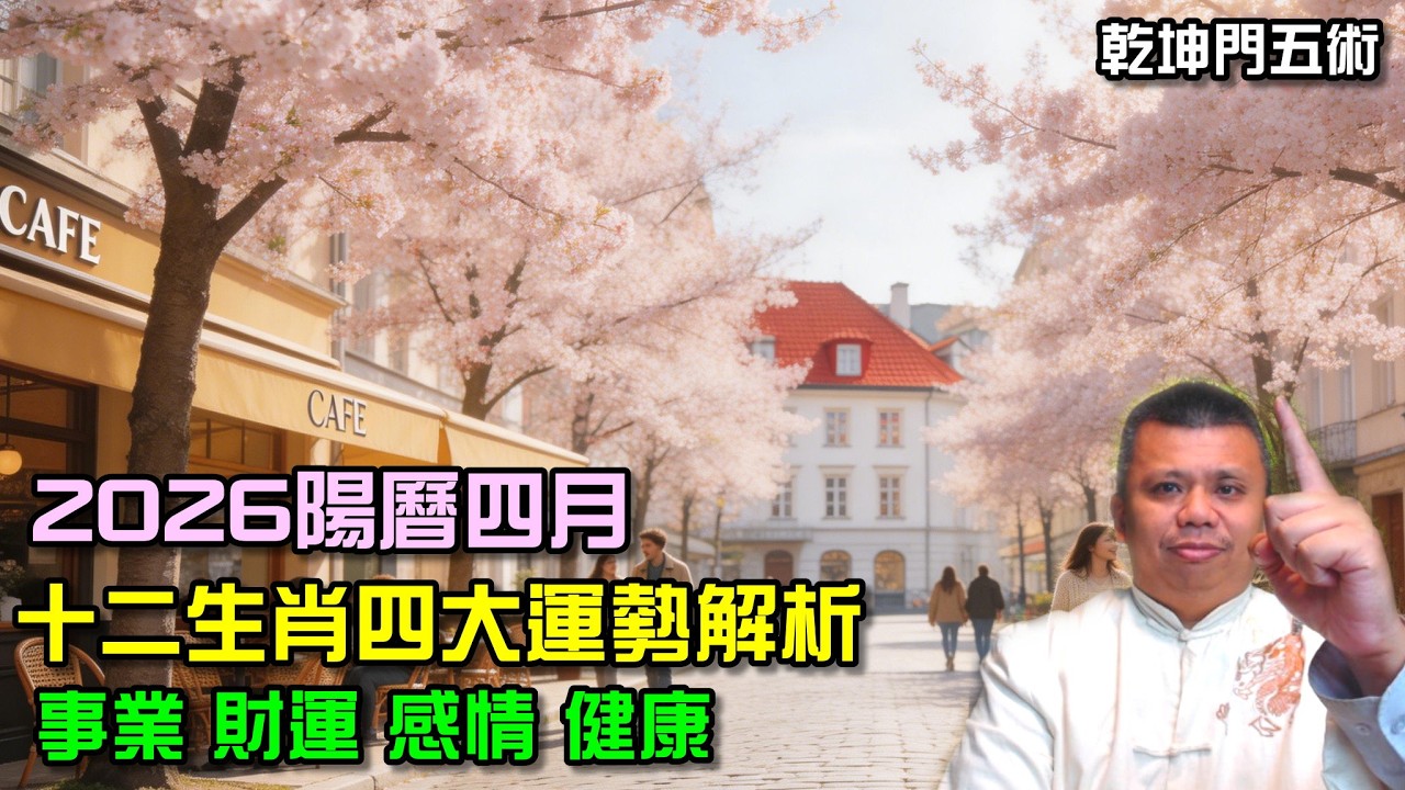 2026陽曆四月十二生肖運勢解析