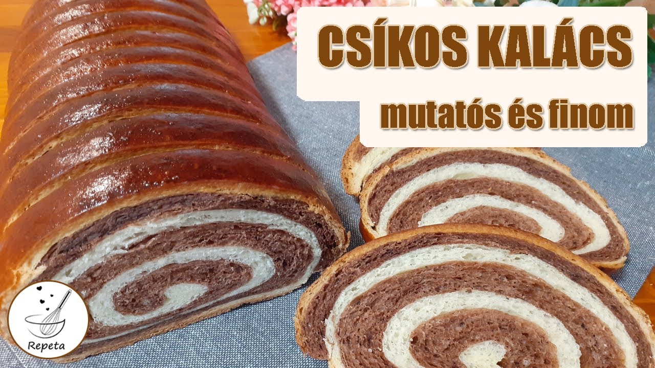 Csíkos kalács 🍫 Mutatós és finom 😋