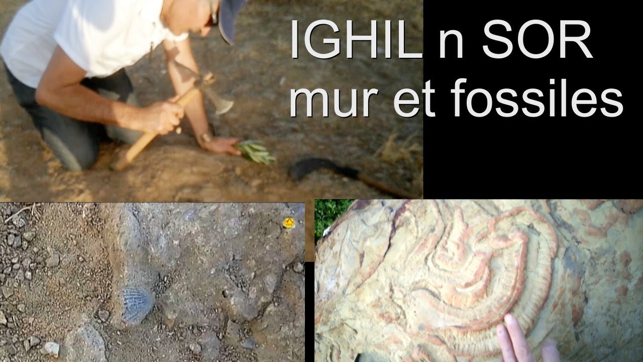 Tighilt n SOR, fossiles et restes du mur païen