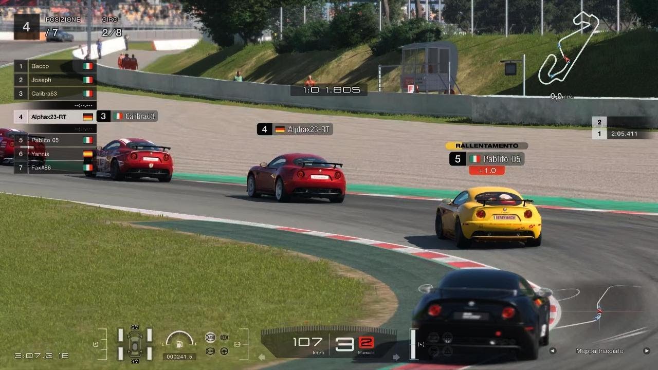 GT7- Barcellona, Team ART - Alfa 8C -amichevole