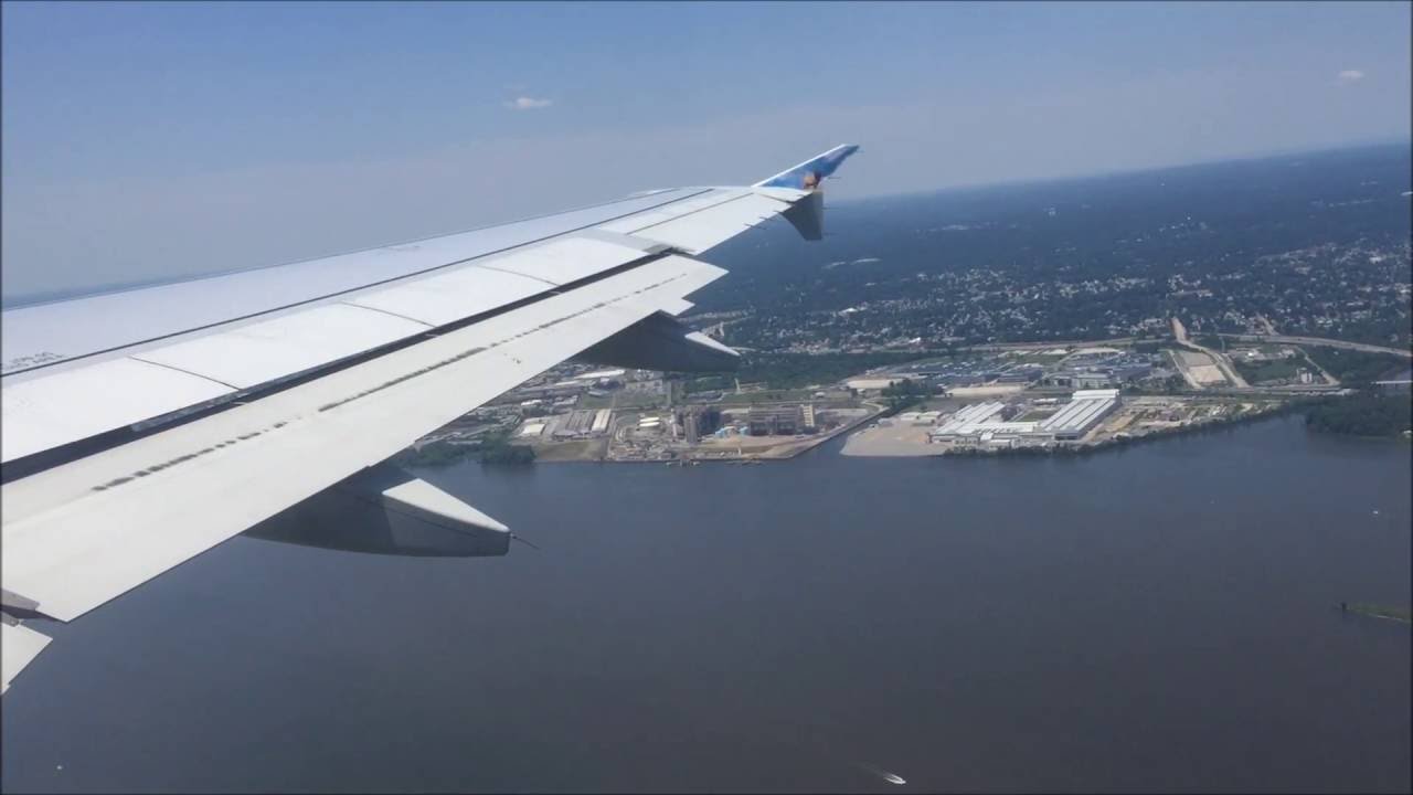 Frontier A320 Takeoff from Philadelphia PHL Airport