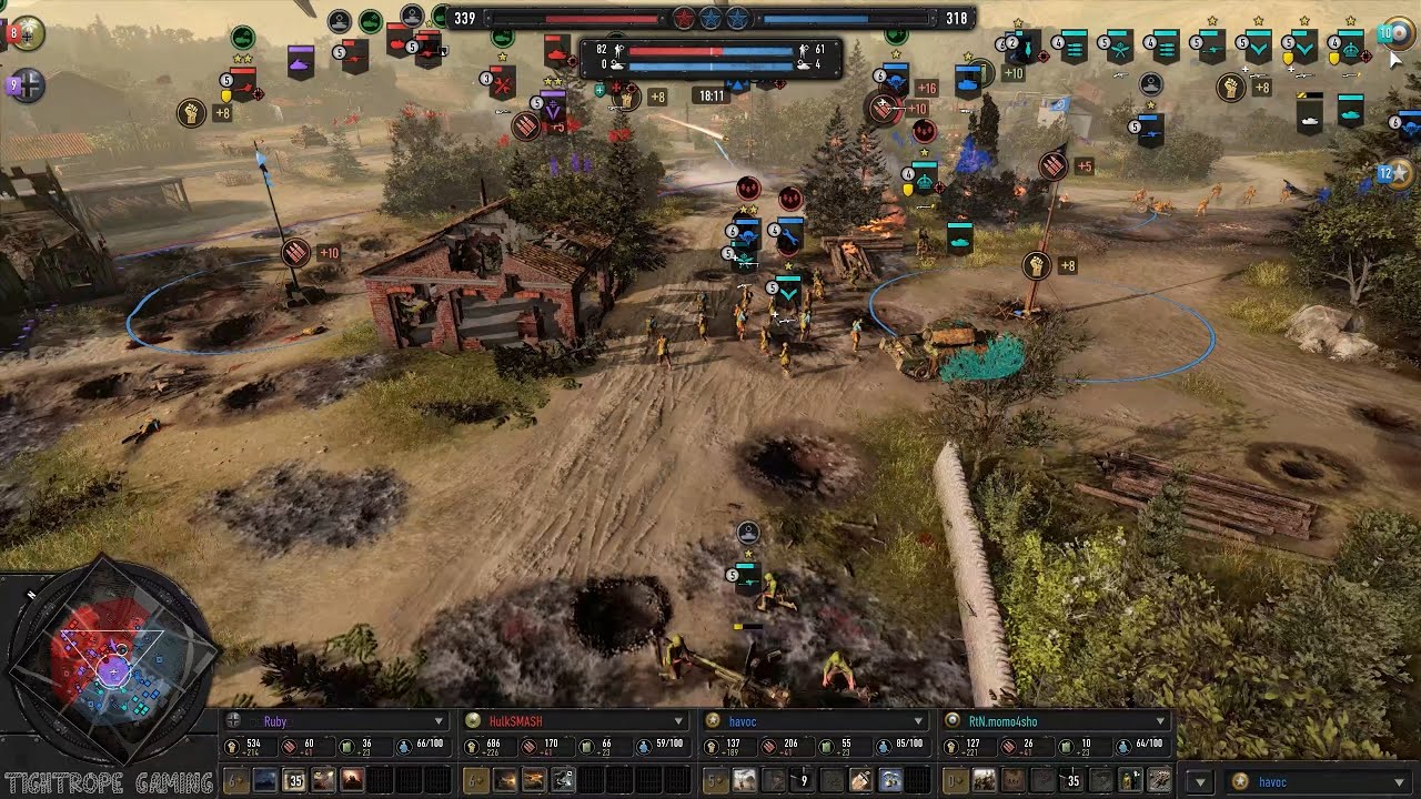 COH3 2v2 Ruby (WM) & HulkSMASH (AK) vs havoc (US) & momo4sho (UK)