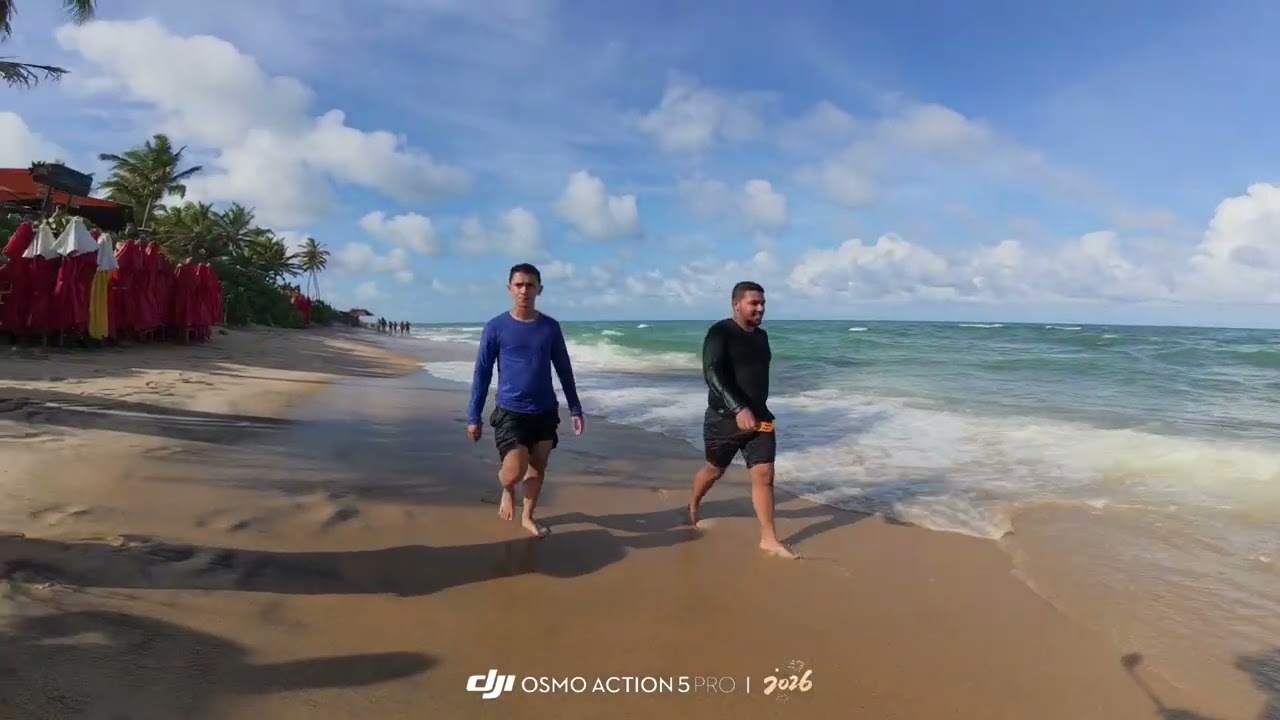 Bela paisagem do litoral sul da Paraíba praia de Coqueirinho