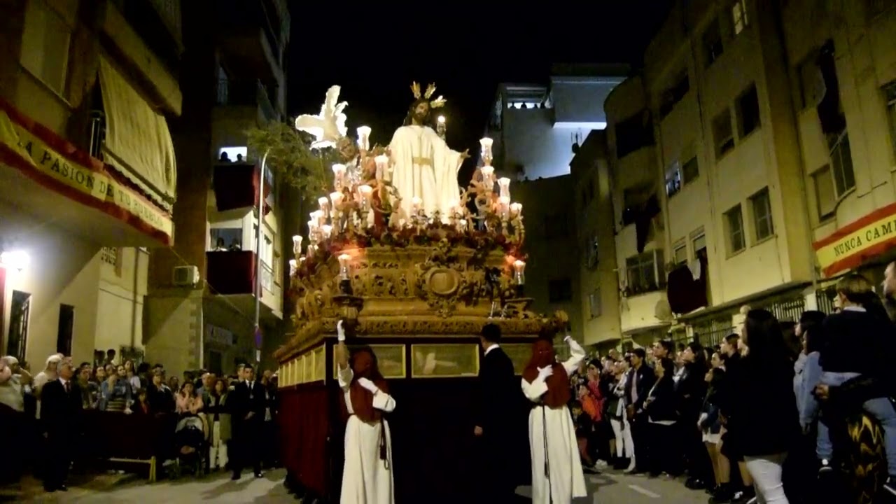 SALIDA El SEÑOR DE PASION POR LAS CALLES DE ALBOX. PROCESION DE LOS COSTALEROS 2023.
