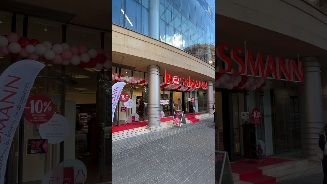 Nueva tienda alemana 🇩🇪 en Barcelona Rossmann
