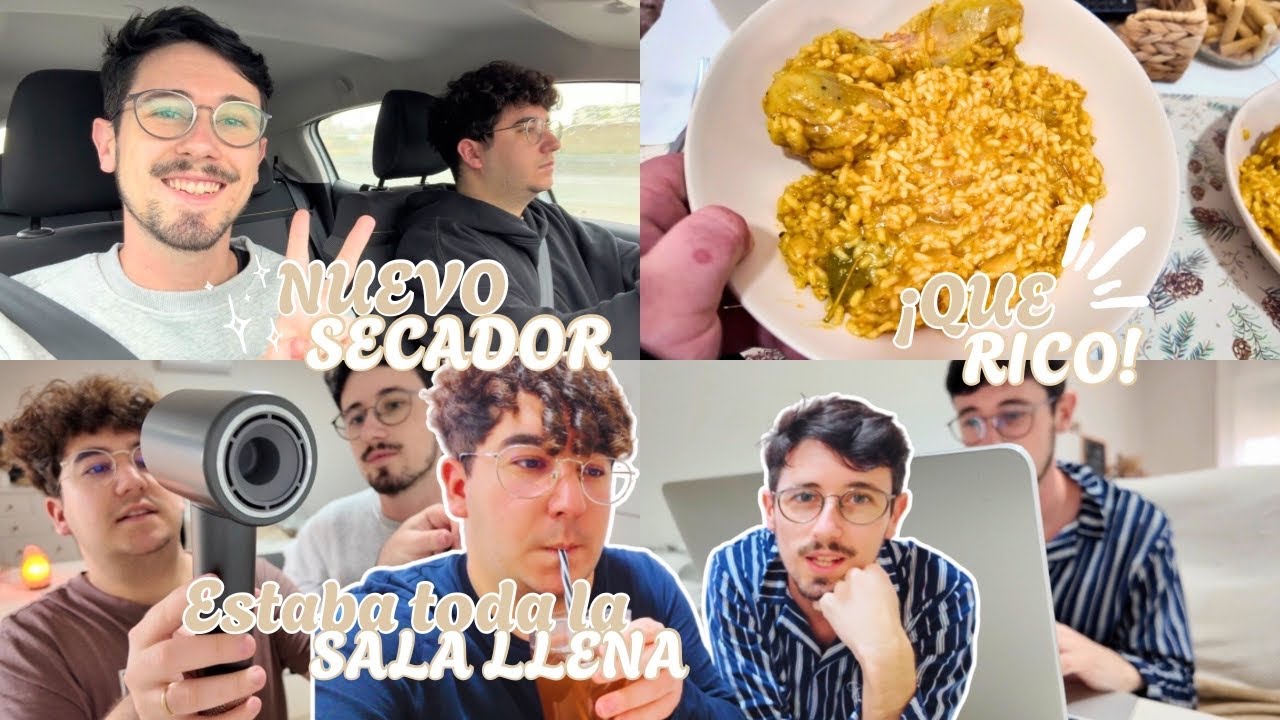 NUEVO SECADOR 😊 + TODA LA SALA LLENA 😨 + ¿QUÉ HACEMOS? 😳