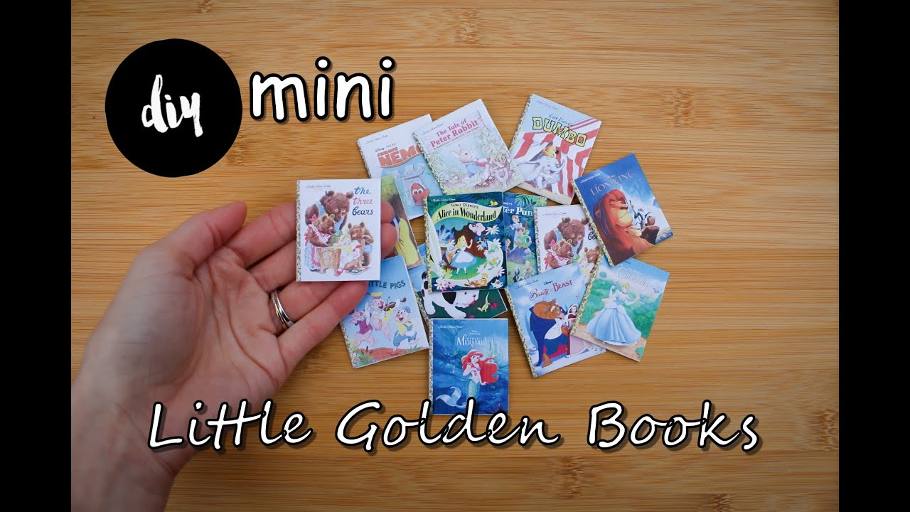 DIY Mini Little Golden Books