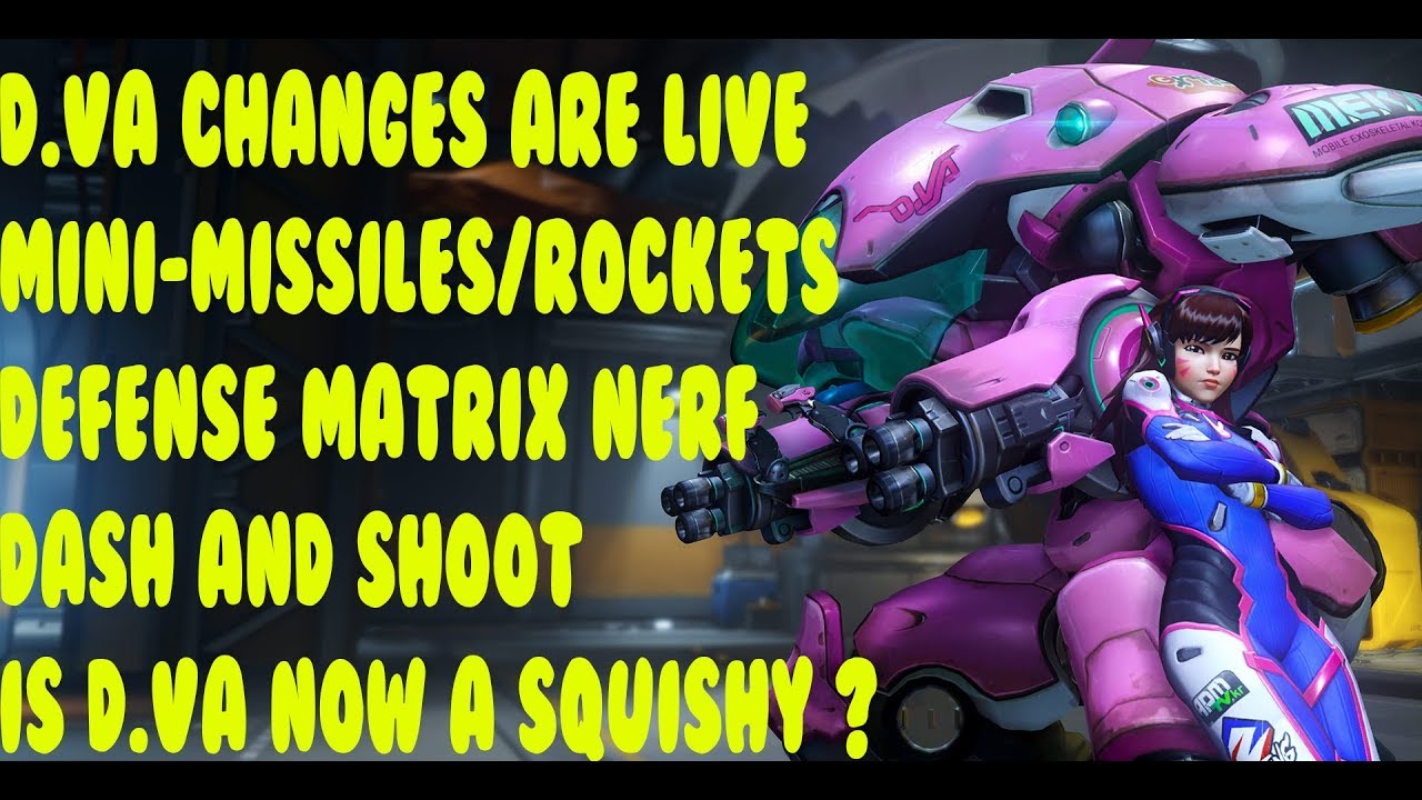 Reaction to D.Va Nerf Buff Changes | Now live | Overwatch News