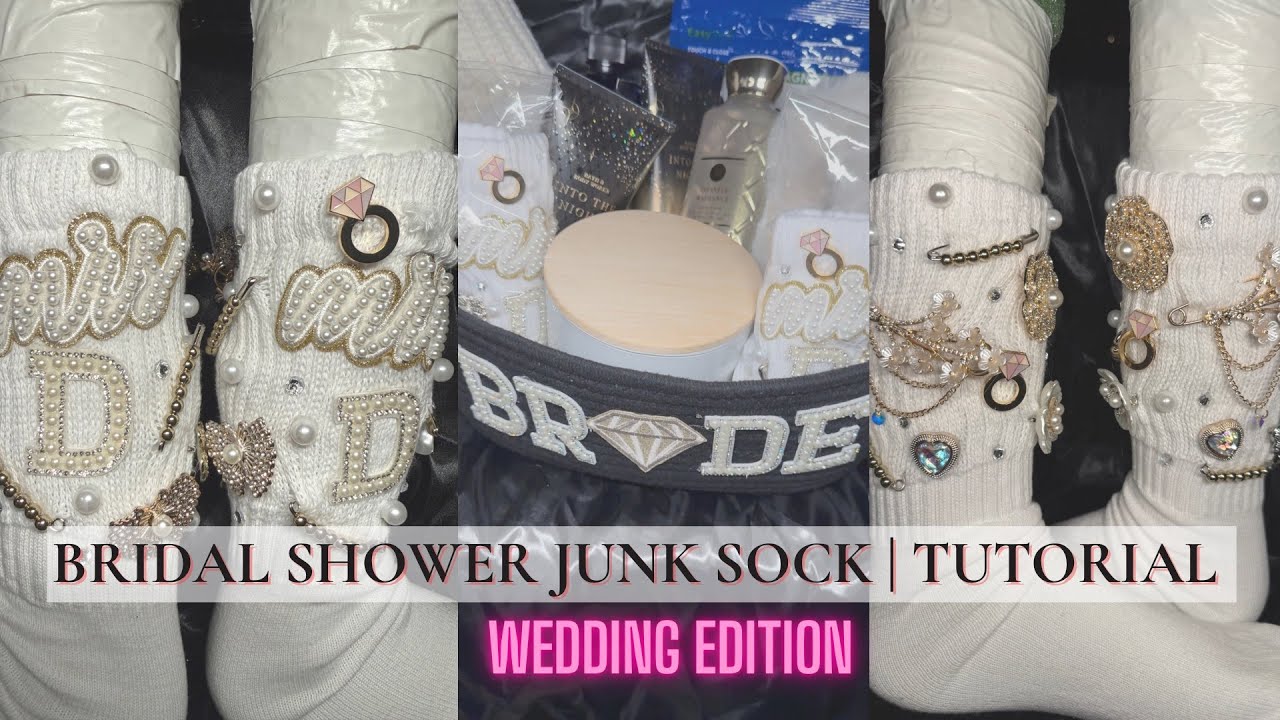 I Made THESE Junk Socks for My Sister’s Bridal Shower… She CRIED 😭💍