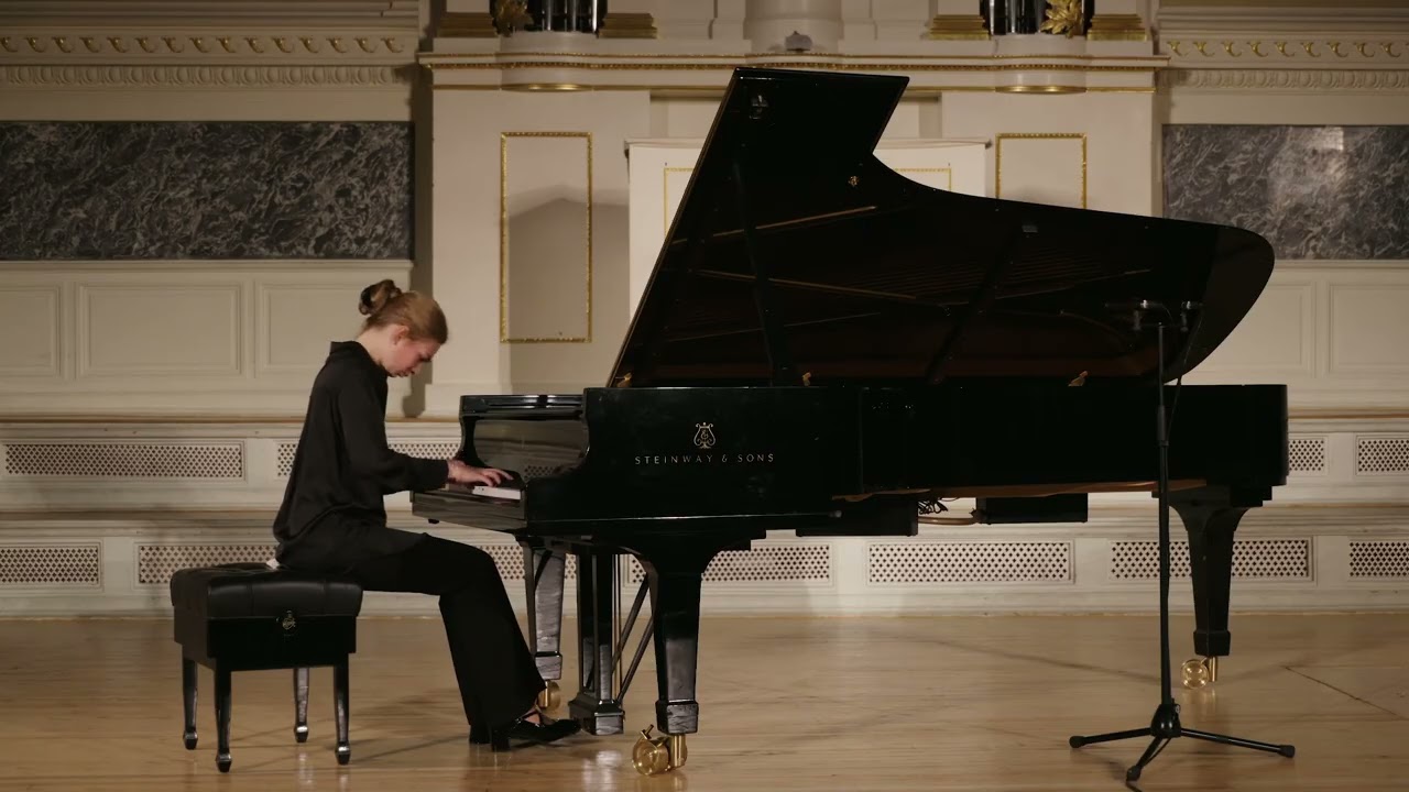 Sofiia Krasnozhon, Ludwig Van Beethoven, Opus No. 7, Sonata No. 4, in E-flat major, first movement.