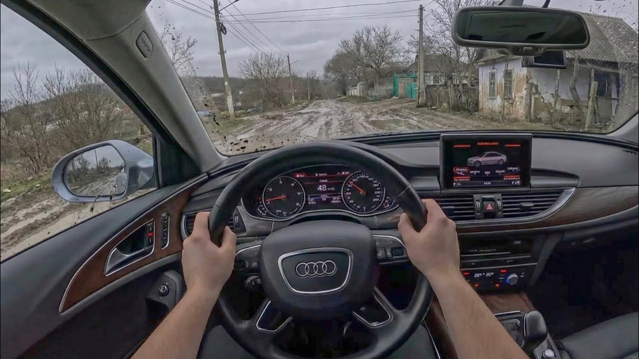 Audi A6 C7  2.0 TDI  POV Test Drive |0-100|