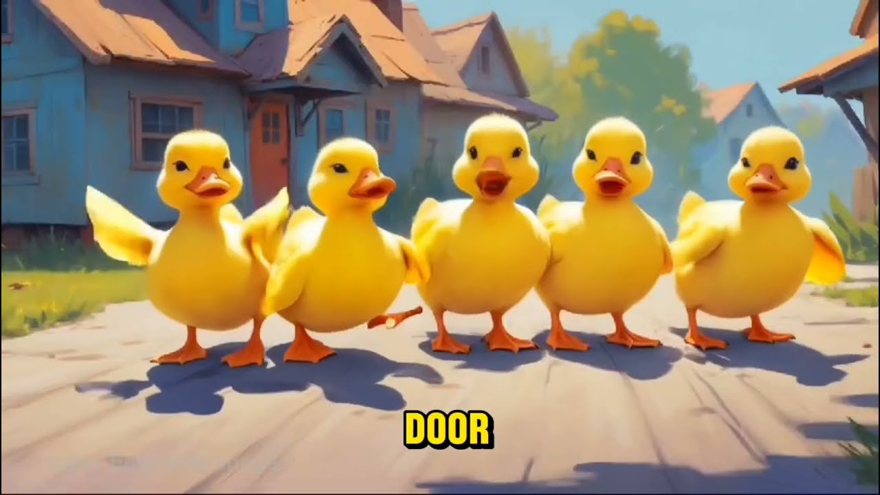 Five Little Ducks - Quack Quack Quack - Nursery Rhymes & Kids Songs