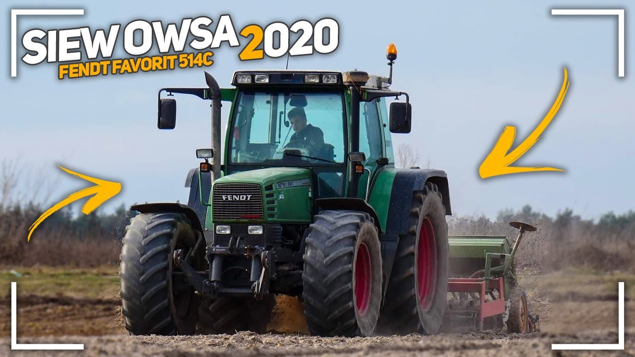 ☆Siew Owsa 2O2O!☆Fendt Favorit 514c & Agro Masz+Amazone☆Agro Roguś