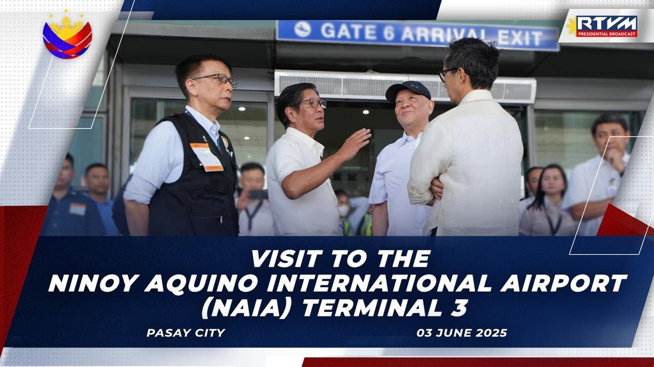 Visit to the Ninoy Aquino International Airport (NAIA) Terminal 3 06/03/2025