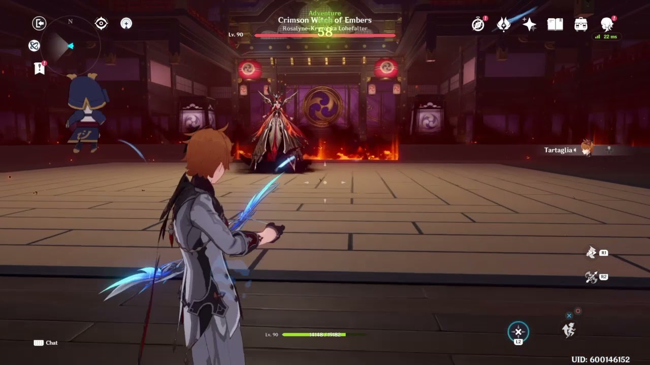 Genshin Impact - C6 Tartaglia Showcase vs La Signora Solo