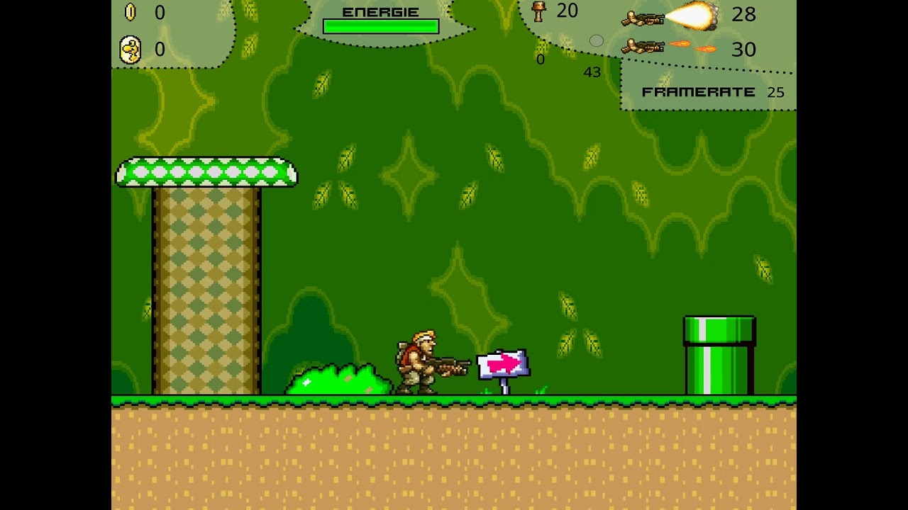 Metal Slug Mario World Heavy Machine Gun sound
