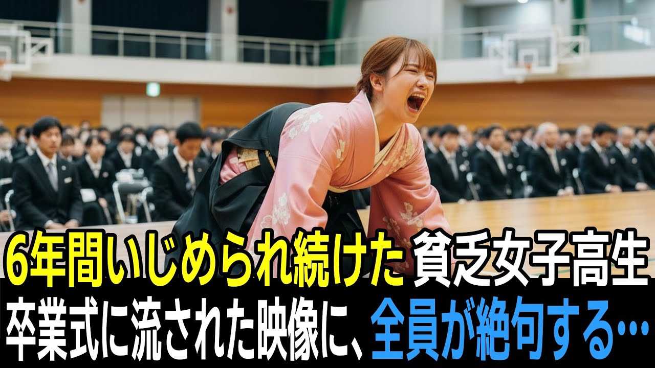 6年間いじめられ続けた貧乏女子高生。卒業式の日、いじめっ子に強烈な仕返しをする！