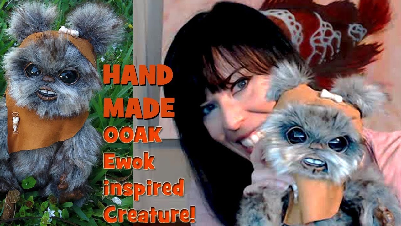How I make this Star Wars inspired Ewok Fantasy Creature - OOAK