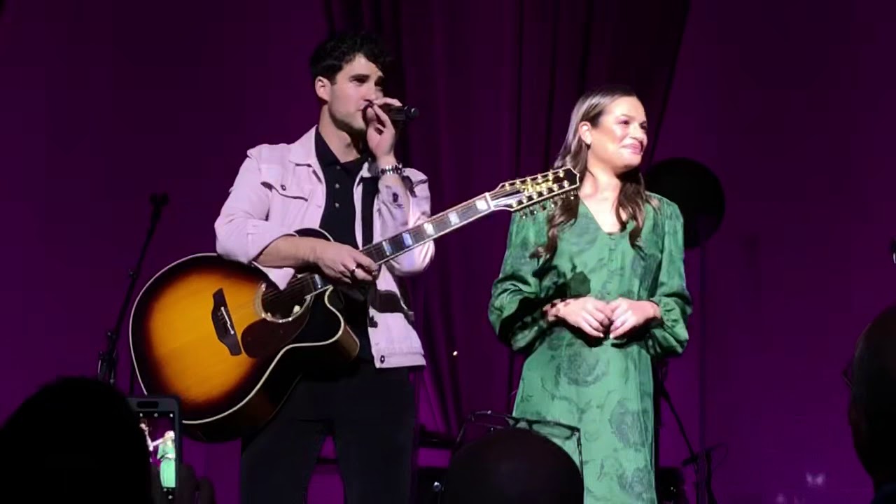 Lea Michele & Darren Criss - To Make You Feel My Love Acoustic (San Francisco)