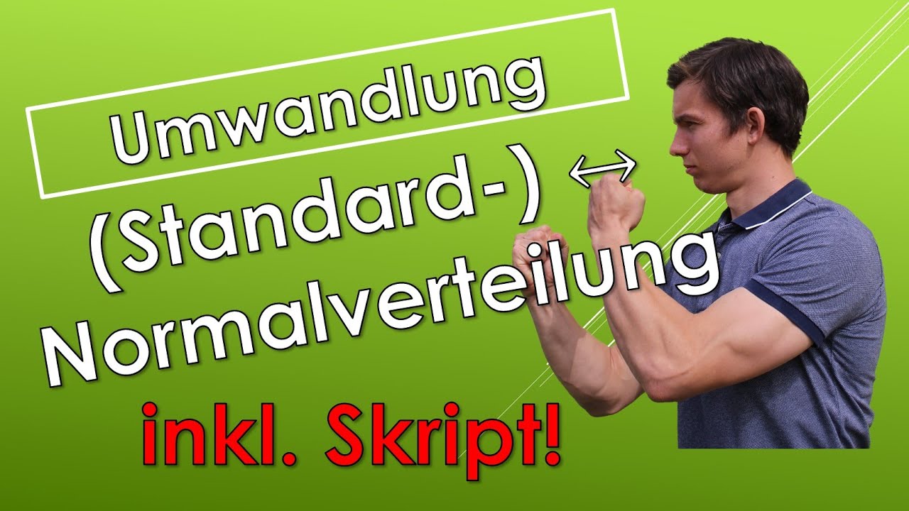 Umwandlung: Normalverteilung - Standardnormalverteilung (mit SKRIPT)