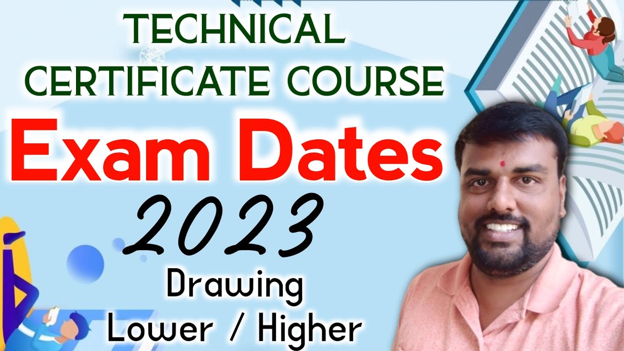 DRAWING EXAM DATES 2023 TCC | DRAWING LOWER & HIGHER GRADE | DSK DRAWING AND CRAFTS