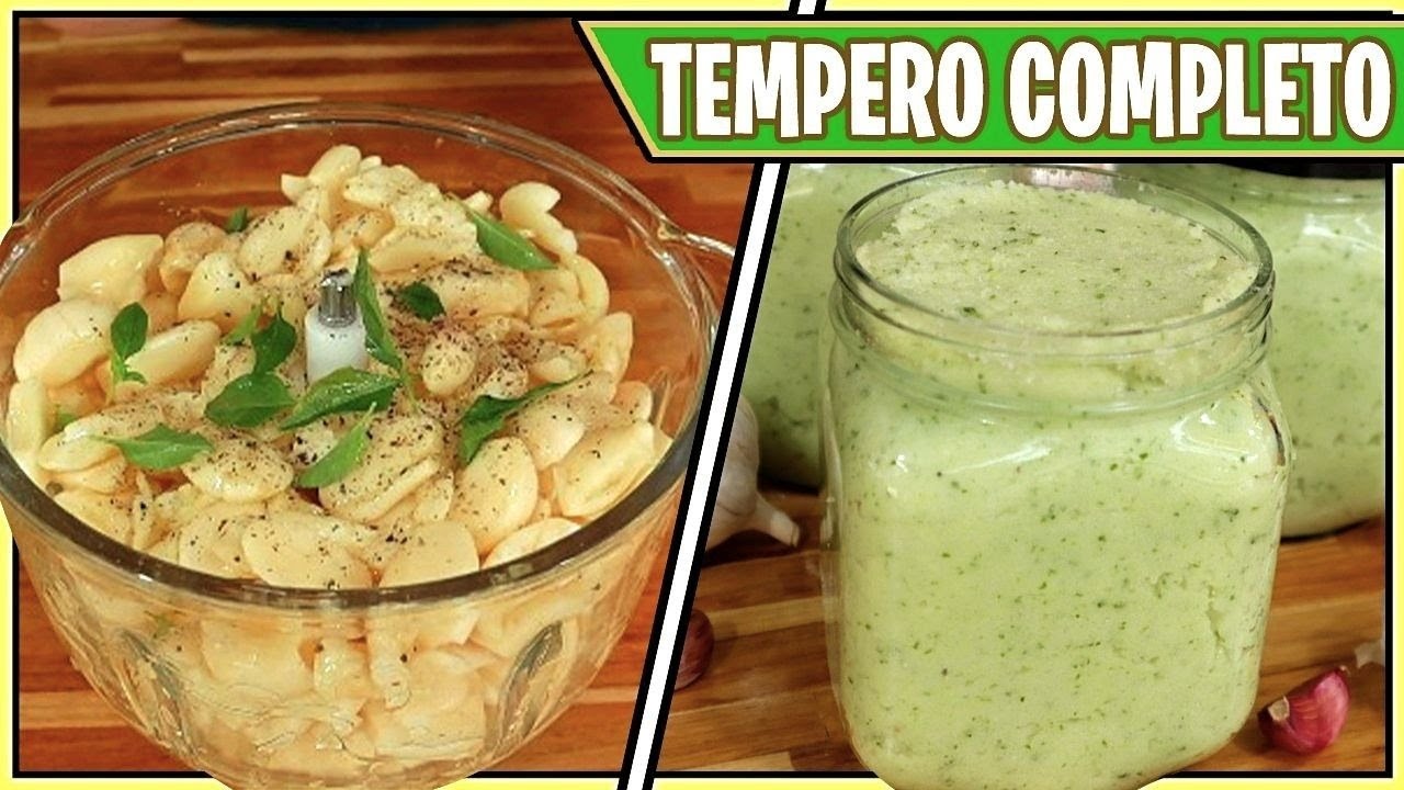 TEMPERO COMPLETO de ALHO I N&atilde;o compre mais tempero pronto!!!