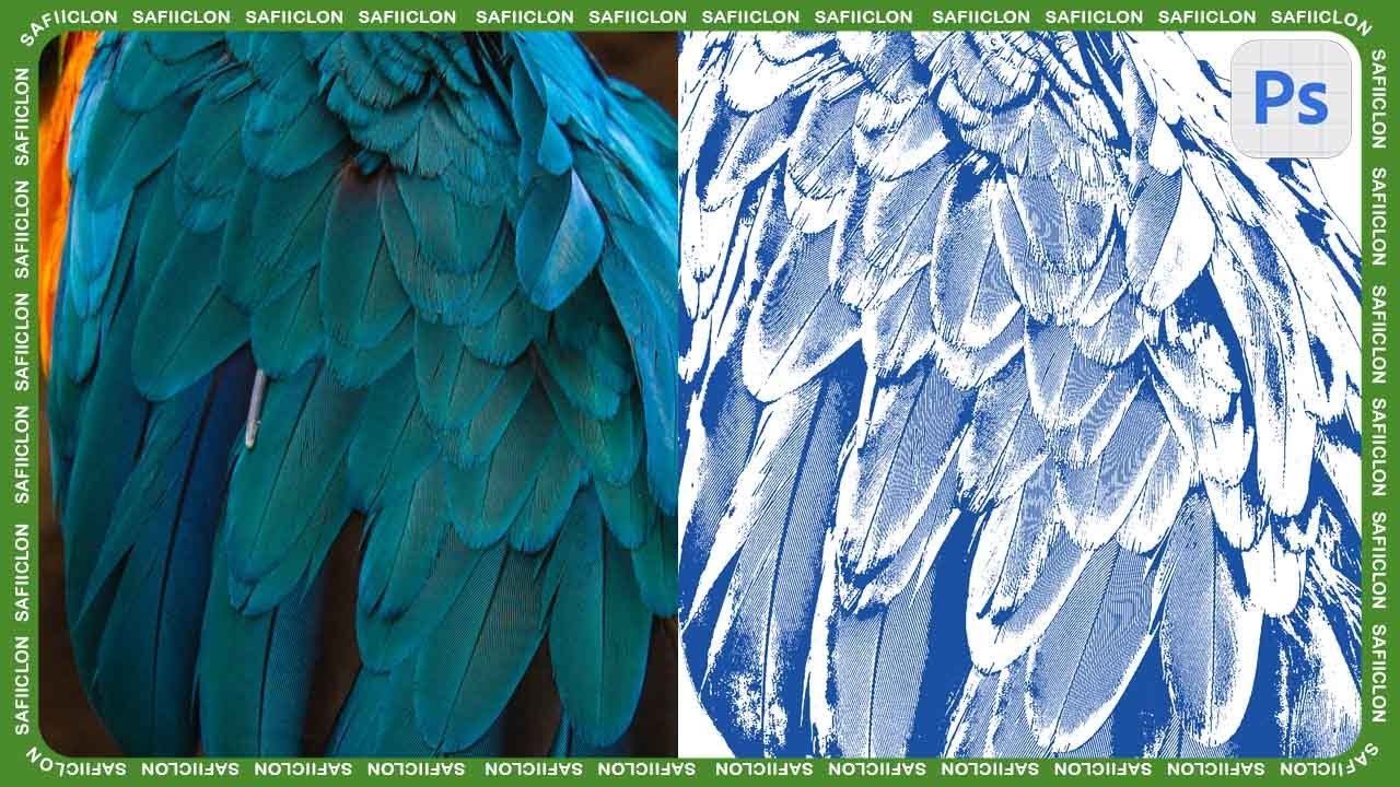 [ Photoshop Tutorial ] Blue Sketch Effect in Photoshop
